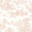 NextWall Chateau Toile Blush Wallpaper Sample NW43301