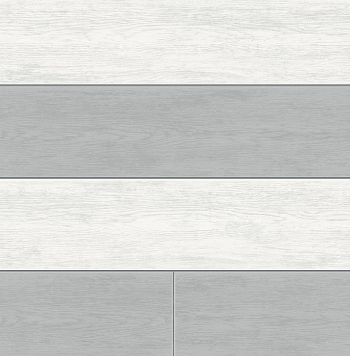 NextWall Two Toned Shiplap Argos Grey Wallpaper NW43510