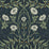 NextWall Stenciled Floral Navy & Sage Wallpaper Sample NW43902