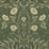 NextWall Stenciled Floral Evergreen Wallpaper Sample NW43904