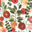 NextWall Garden Dance Ruby & Hunter Green Wallpaper Sample NW44001