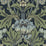 NextWall Primrose Floral Midnight Blue & Sage Wallpaper Sample NW44412