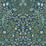 NextWall Victorian Garden Prussian Blue & Moss Green Wallpaper Sample NW44502