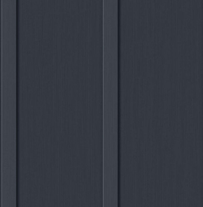 NextWall Faux Board & Batten Dark Blue Wallpaper Sample NW45202