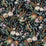 NextWall Vintage Floral Onyx Wallpaper Sample NW45700