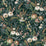 NextWall Vintage Floral Forest Green Wallpaper Sample NW45704