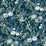 NextWall Vintage Floral Teal Wallpaper Sample NW45712