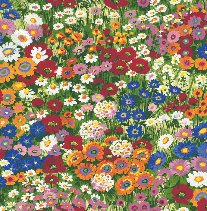 NextWall Floral Meadow Multicolored Wallpaper Sample NW46101