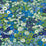 NextWall Floral Meadow Bright Blue & Sap Green Wallpaper Sample NW46102