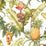 NextWall Pineapple Floral Off-white Wallpaper Sample NW46305