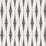 NextWall Striped Ikat Ebony & Linen Wallpaper Sample NW46410