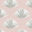 NextWall Tropical Fan Palm Pink Mist Wallpaper Sample NW46501