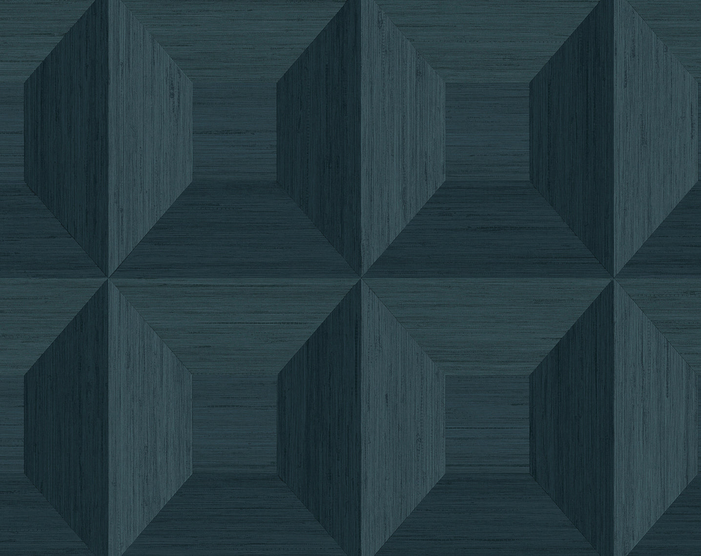 NextWall Quadrant Geo Denim Blue Wallpaper NW50302