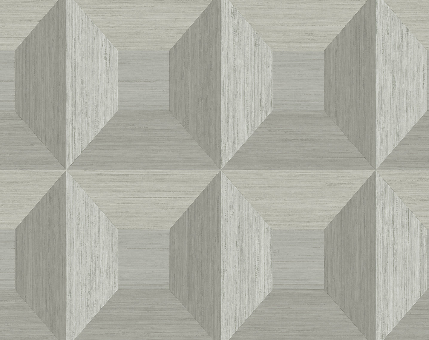 NextWall Quadrant Geo Daydream Grey Wallpaper Sample NW50308