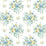 NextWall Floral Bunches Blue Stream & Buttercup Wallpaper Sample NW50502