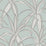 NextWall Tossed Cradle Plant Blue Mist Wallpaper Sample NW51702