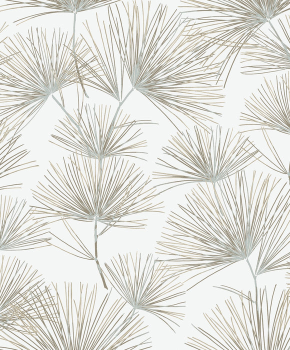 NextWall Pine Needles Cliffside Wallpaper Sample NW52107