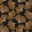 NextWall Tossed Ginkgo Leaf Ebony & Metallic Copper Wallpaper Sample NW52206