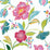 NextWall Painterly Floral Magenta & Off-white Wallpaper Sample NW52300