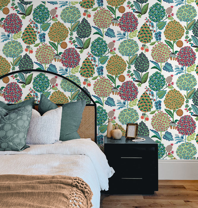 NextWall Blooming Bulbs Summer Spritz Wallpaper Sample NW52701