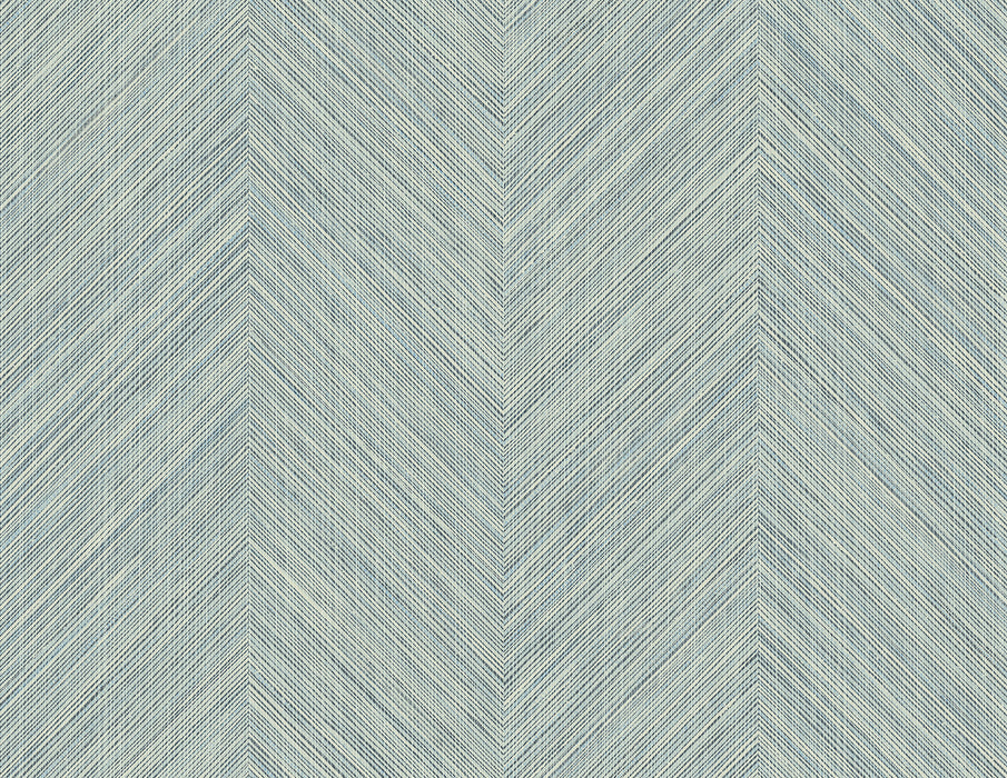 NextWall Chevron Stripe Seabreeze Wallpaper Sample NW53908