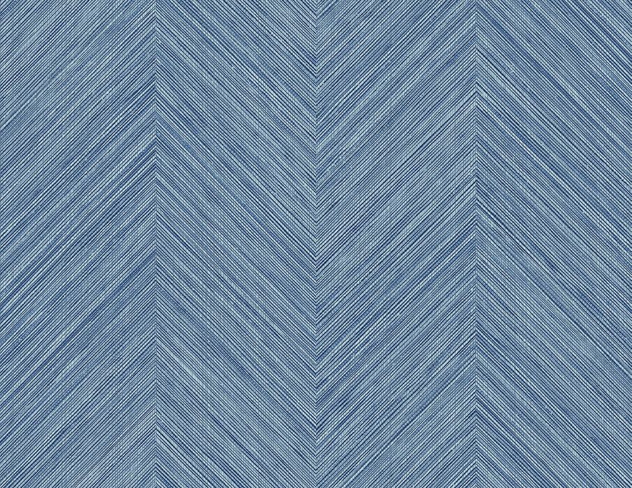 NextWall Chevron Stripe Lakeside Wallpaper NW53912