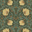 NextWall Pimpernel Garden Meadow Green & Amber Wallpaper Sample NW54204