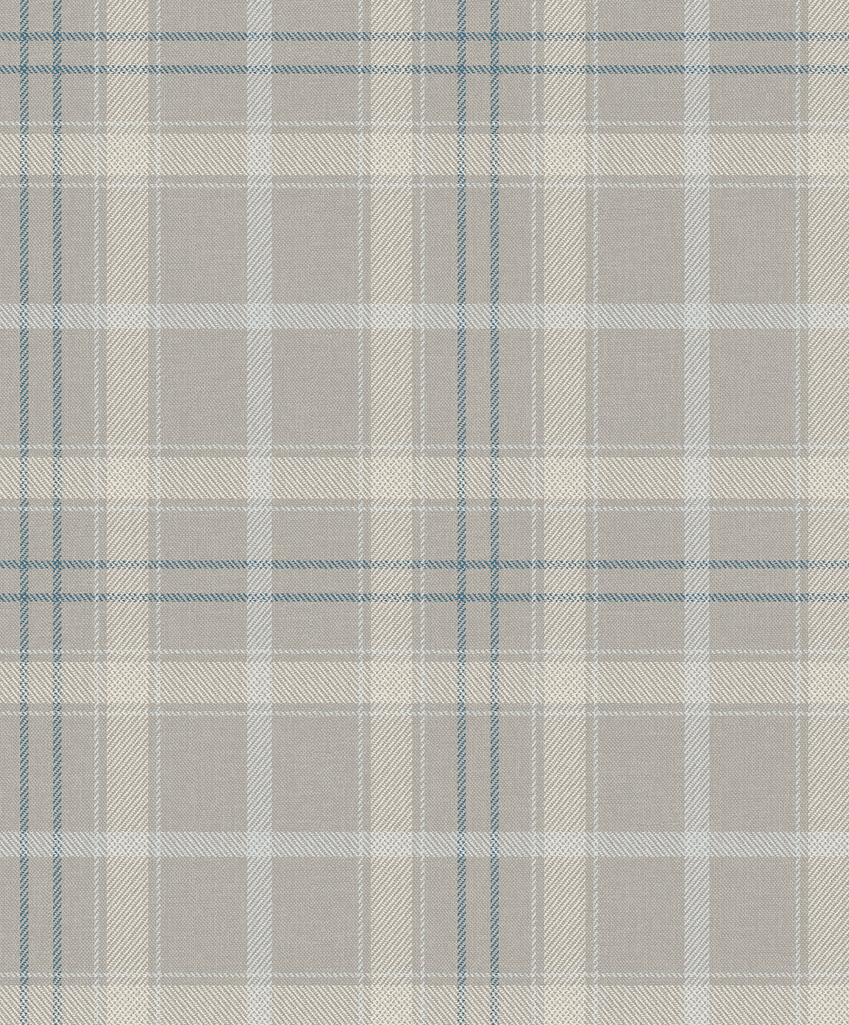 NextWall Tailor Plaid Argos Grey & Blue Wallpaper NW54308