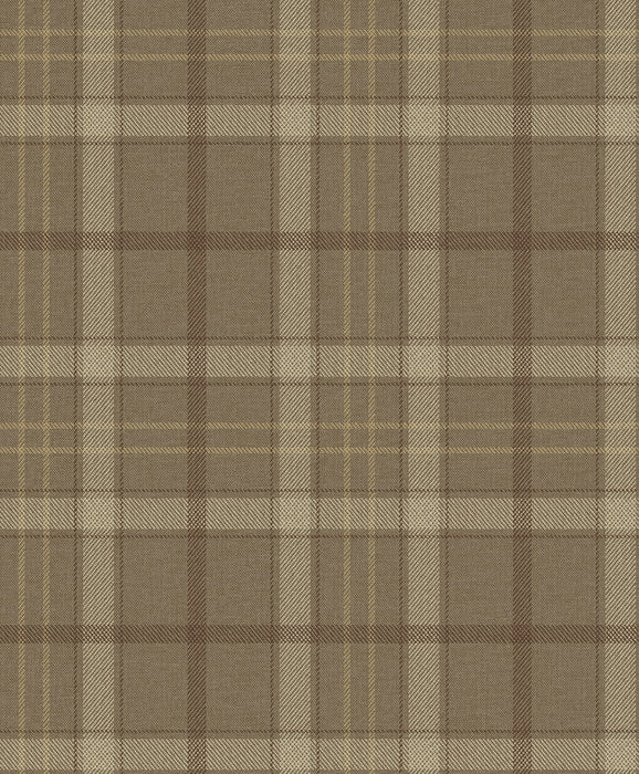 NextWall Tailor Plaid Cafe Latte Wallpaper NW54316