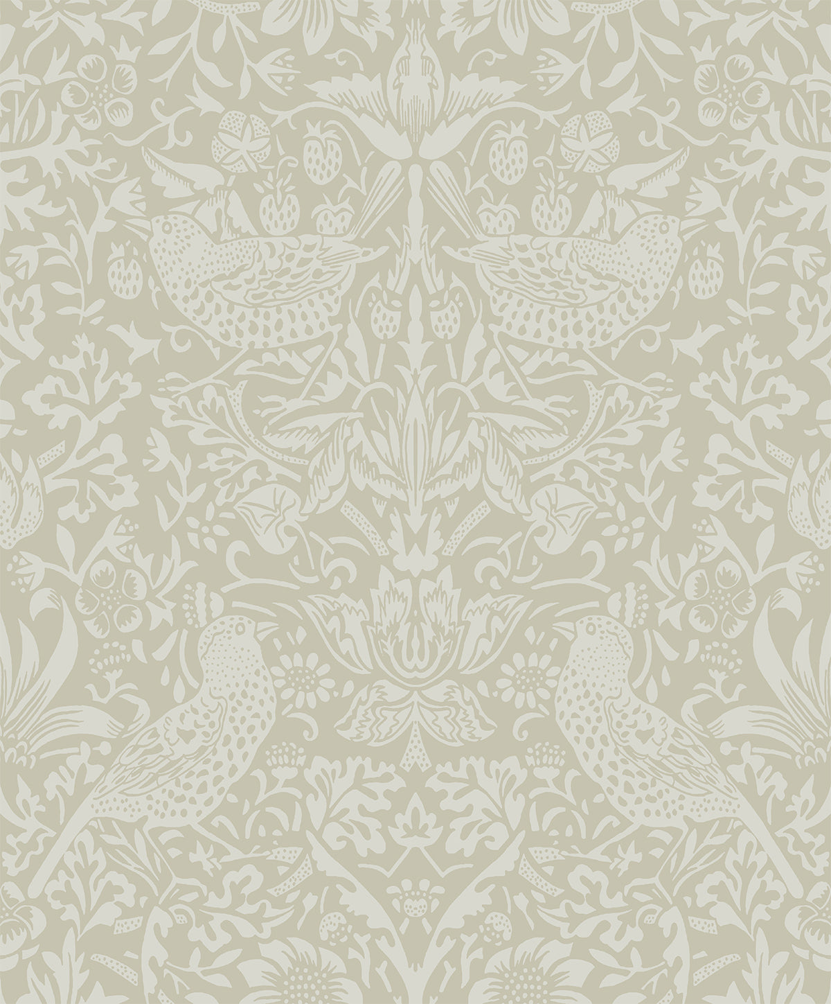 NextWall Tonal Bird Garden Neutral Wallpaper NW54407