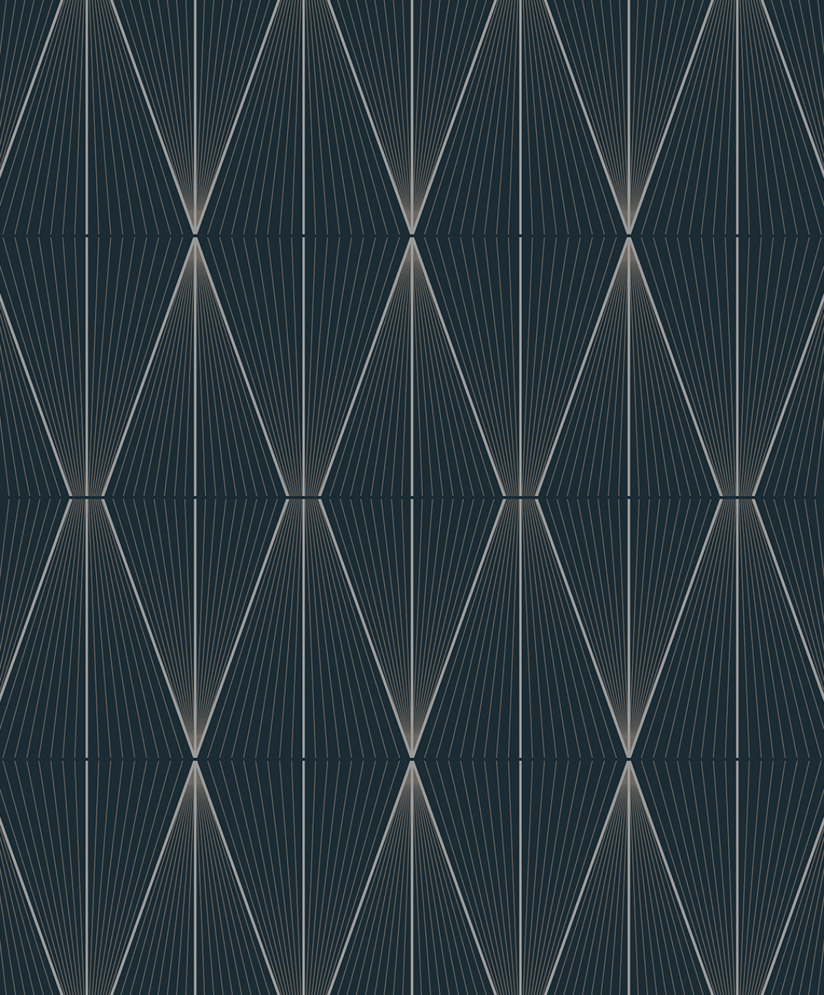 NextWall Geo Diamond Blue Denim & Pewter Wallpaper NW55802