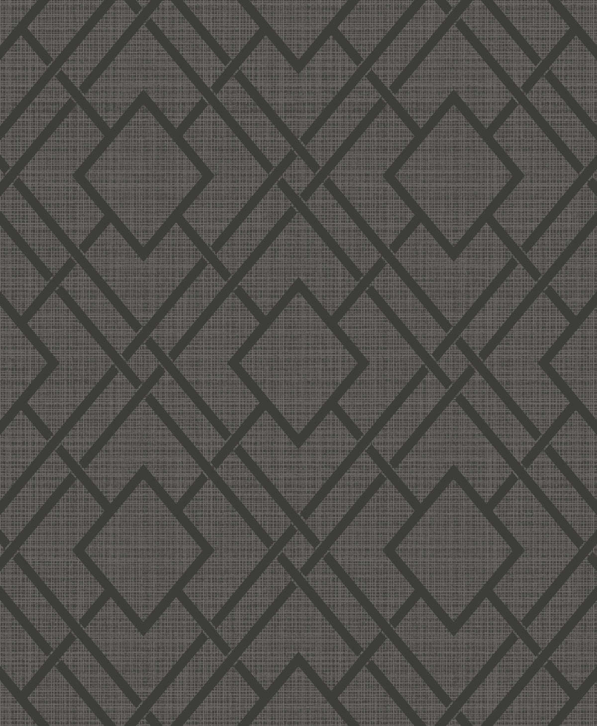 NextWall Diamond Trail Pewter & Charcoal Wallpaper NW56210