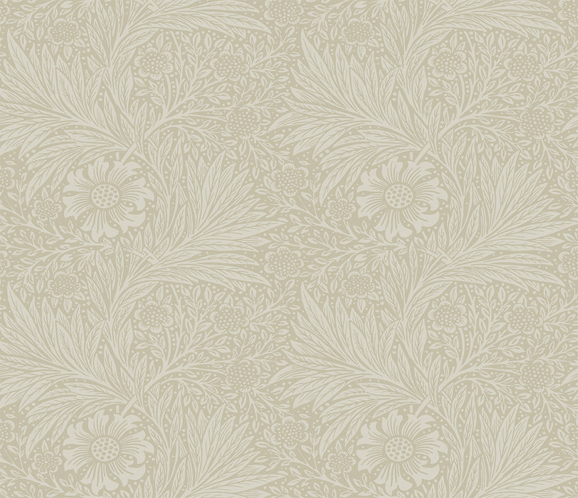 NextWall Marigold Garden Neutral Wallpaper Sample NW56405