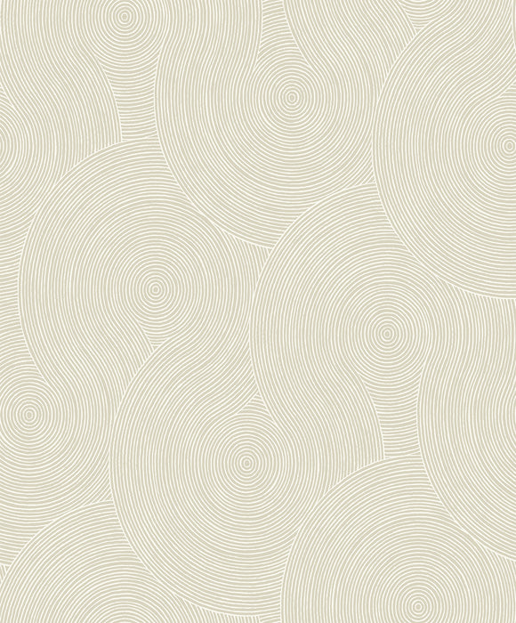 NextWall Swirl Geo Light Beige Wallpaper NW56705