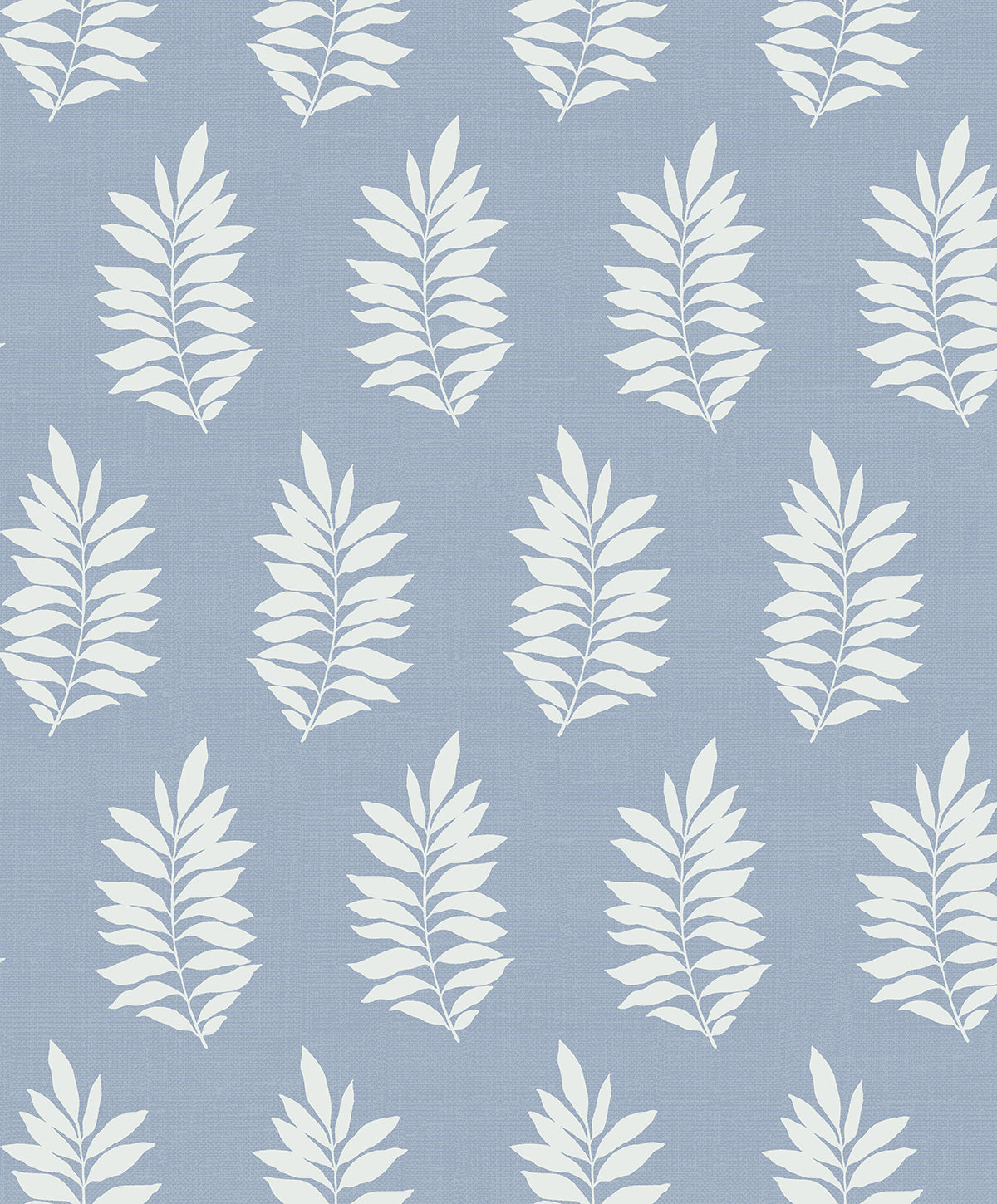 NextWall Pinnate Leaf Silhouette Blue Mist Wallpaper NW57202