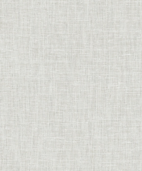 NextWall Silas Faux Linen Marshmallow Wallpaper Sample NW57800