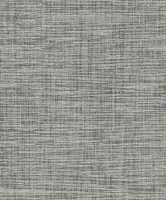 NextWall Silas Faux Linen Pavestone Wallpaper Sample NW57808