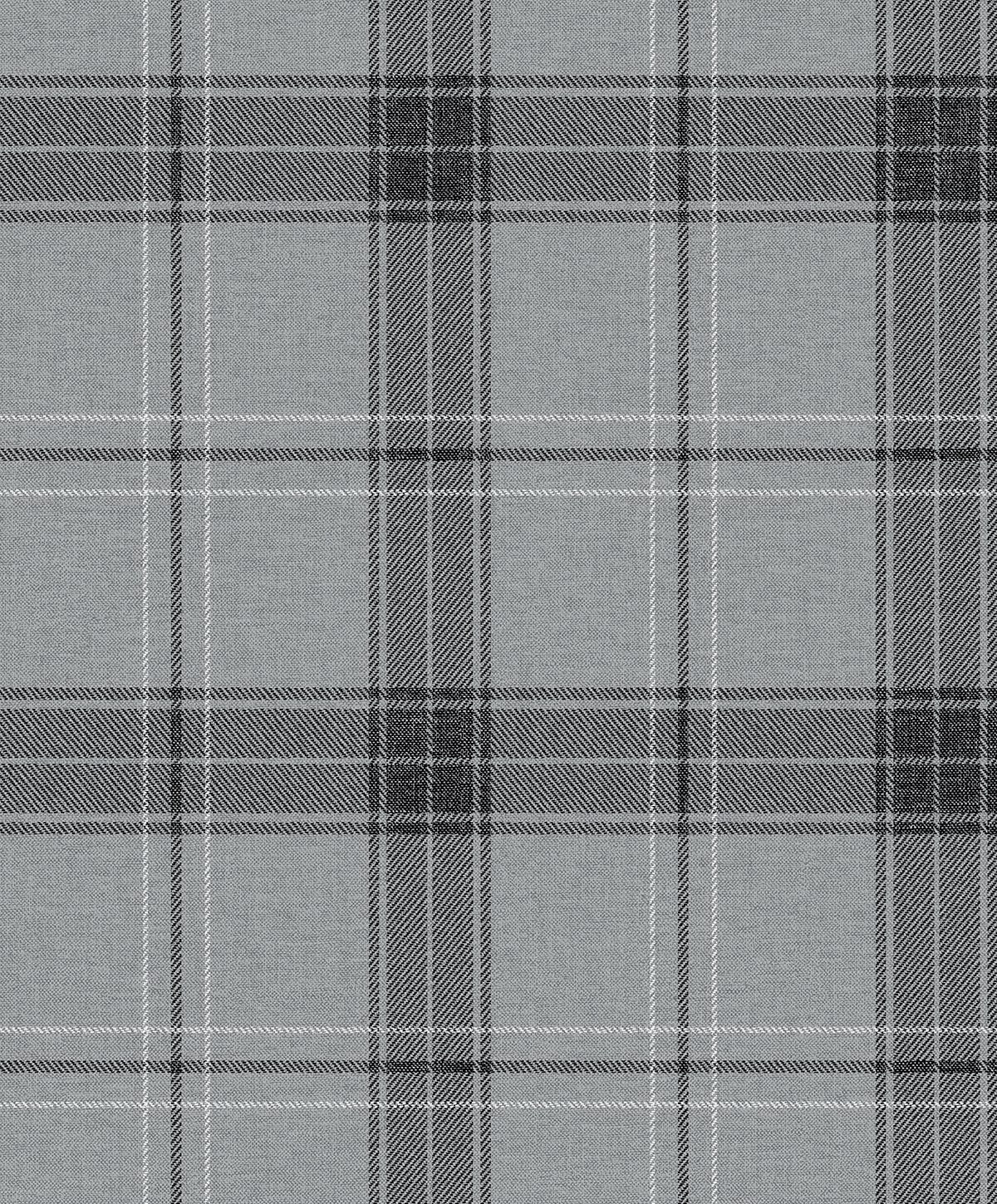 NextWall Manorvale Plaid Greyscale Wallpaper NW58010