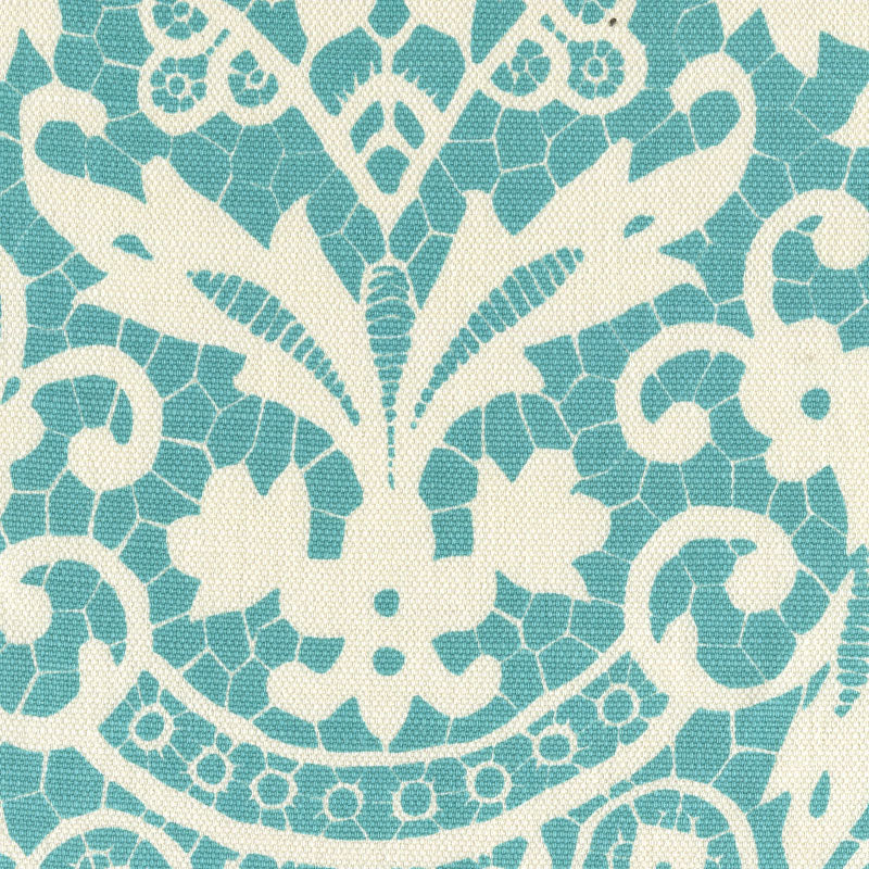 Alan Campbell New Brompton Turquoise Fabric AC870-03