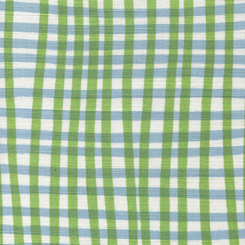 Alan Campbell New Country Check Blue Green Fabric AC205-7