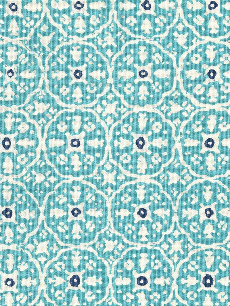 China Seas Nitik Ii New Turquoise New Navy Wallpaper 149-33WP