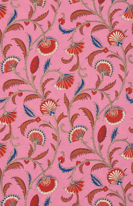 Pierre Frey Sheherazade Rose Indien Wallpaper FP618004