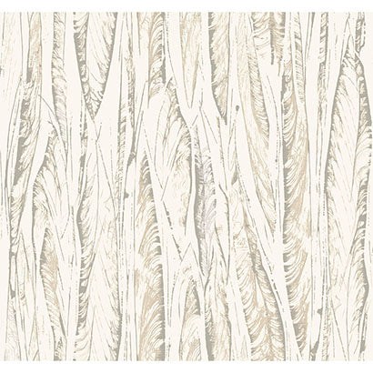 York Native Leaves Cream & Beige Wallpaper OG0584