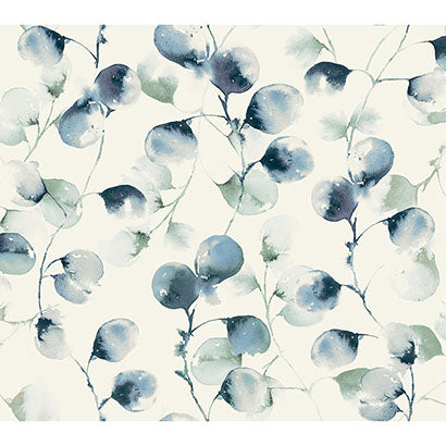 York Eucalyptus Trail Blue Wallpaper OG0593