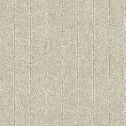 York Flatiron Geometric Taupe Wallpaper OI0643