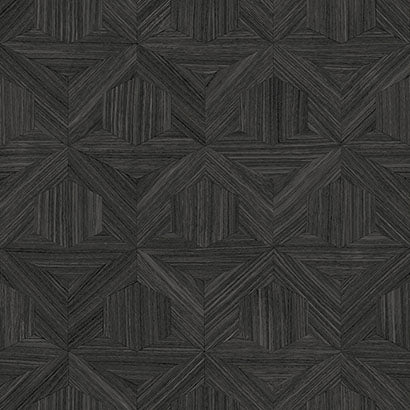 Magnolia Home Parquet Black Wallpaper OM3621