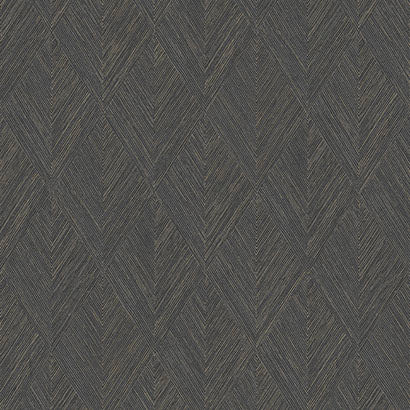 Magnolia Home Belmont Black Wallpaper OM3632