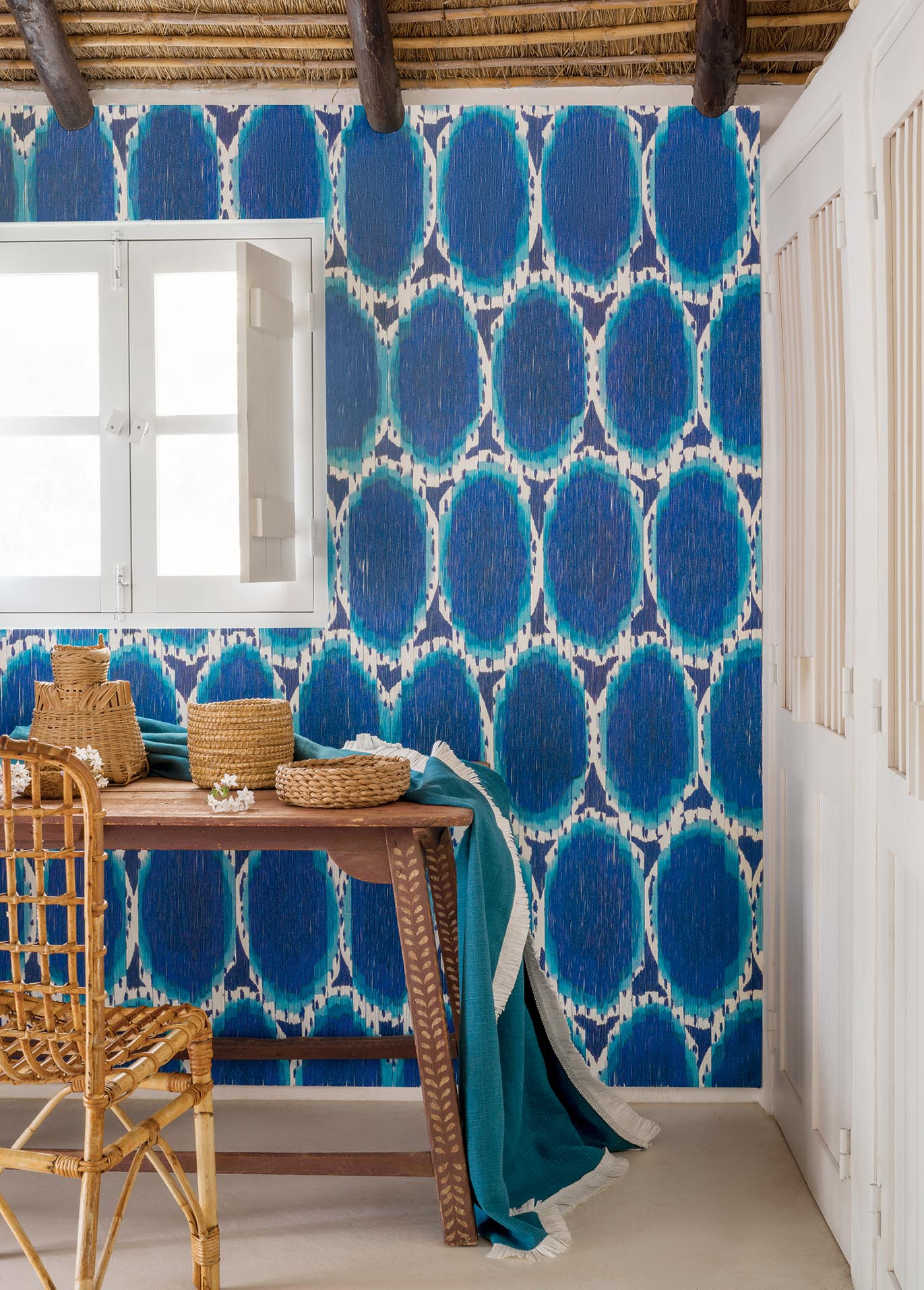 Pierre Frey Atoll Outremer Wallpaper Sample FP979004