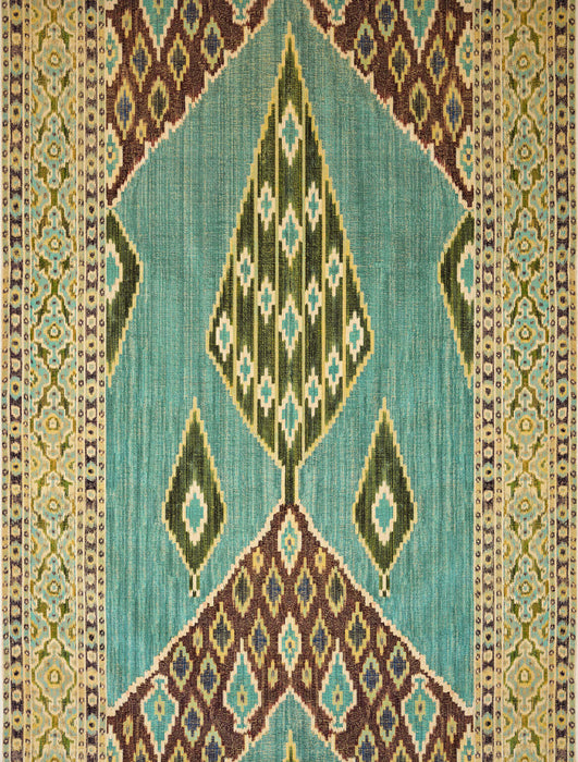 Pierre Frey Sinop Turquoise Fabric F3459002