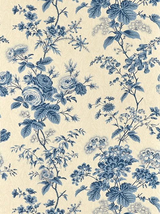 Braquenie Ursuline Bleu Wallpaper Sample BP362003